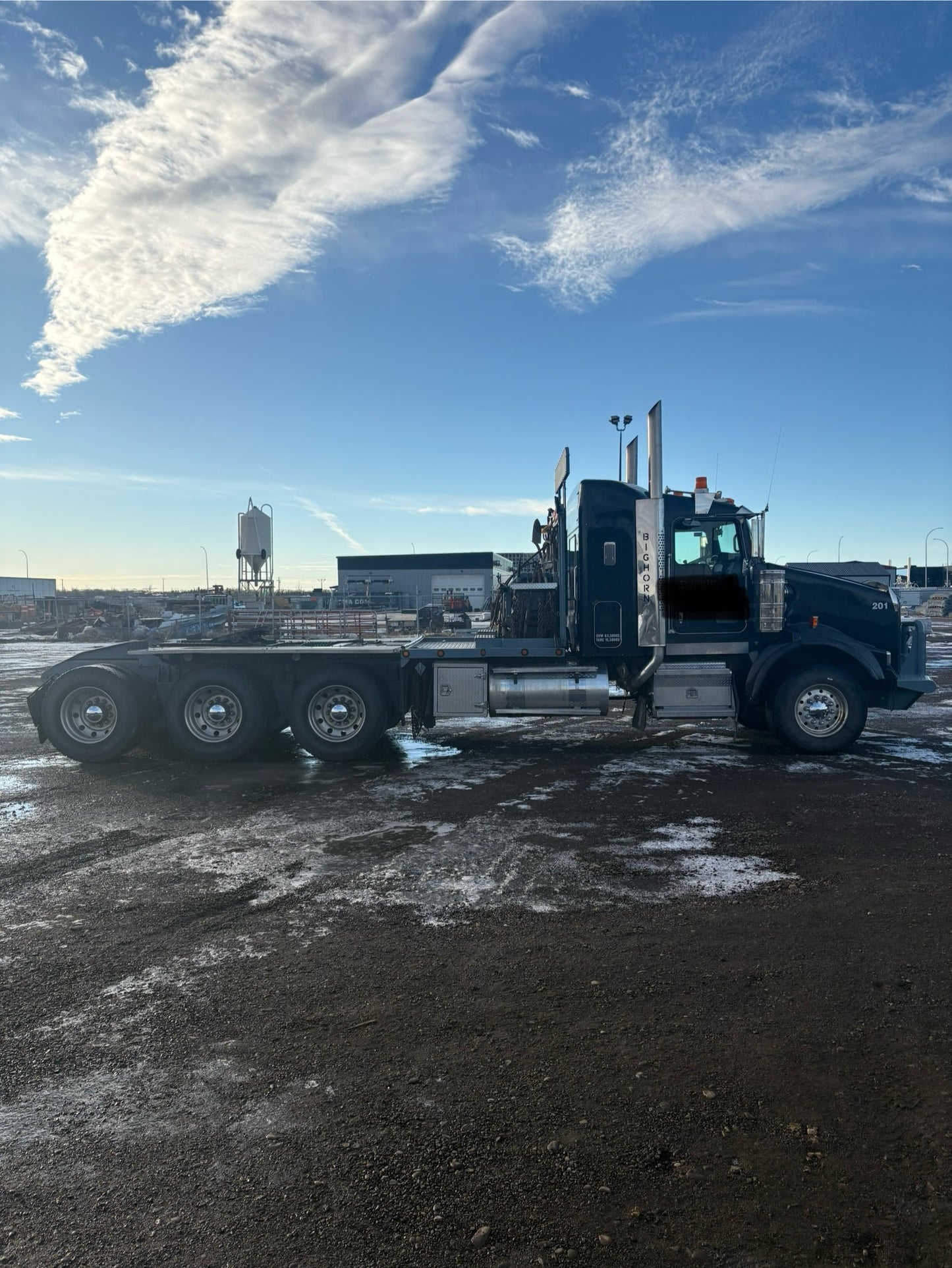 2007 KW T800 Tri Drive Winch Truck