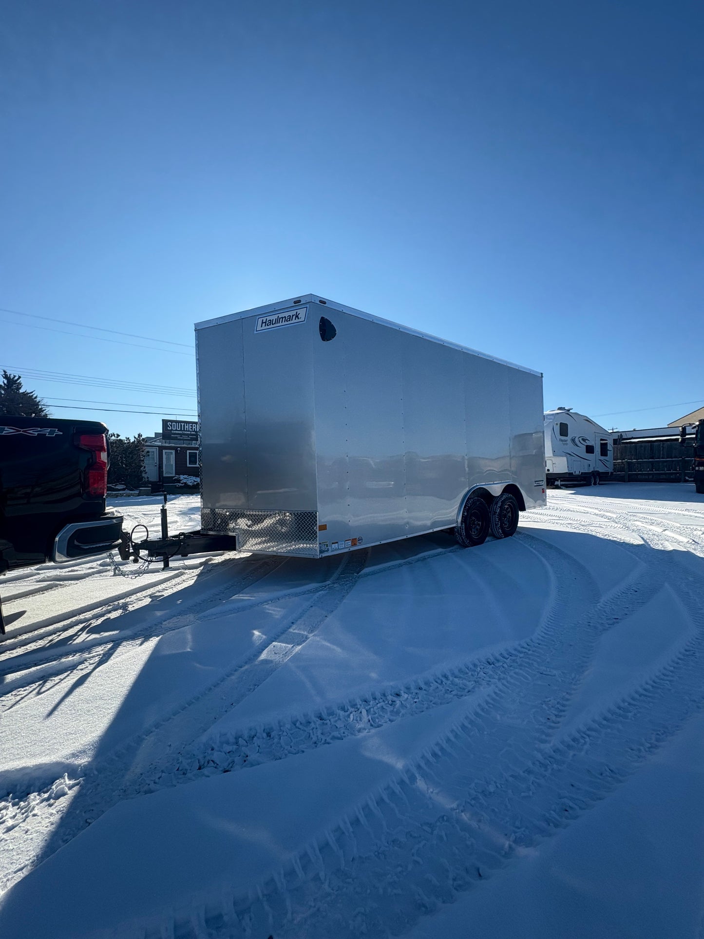 New Haulmark 85x16 Deluxe Cargo Trailer