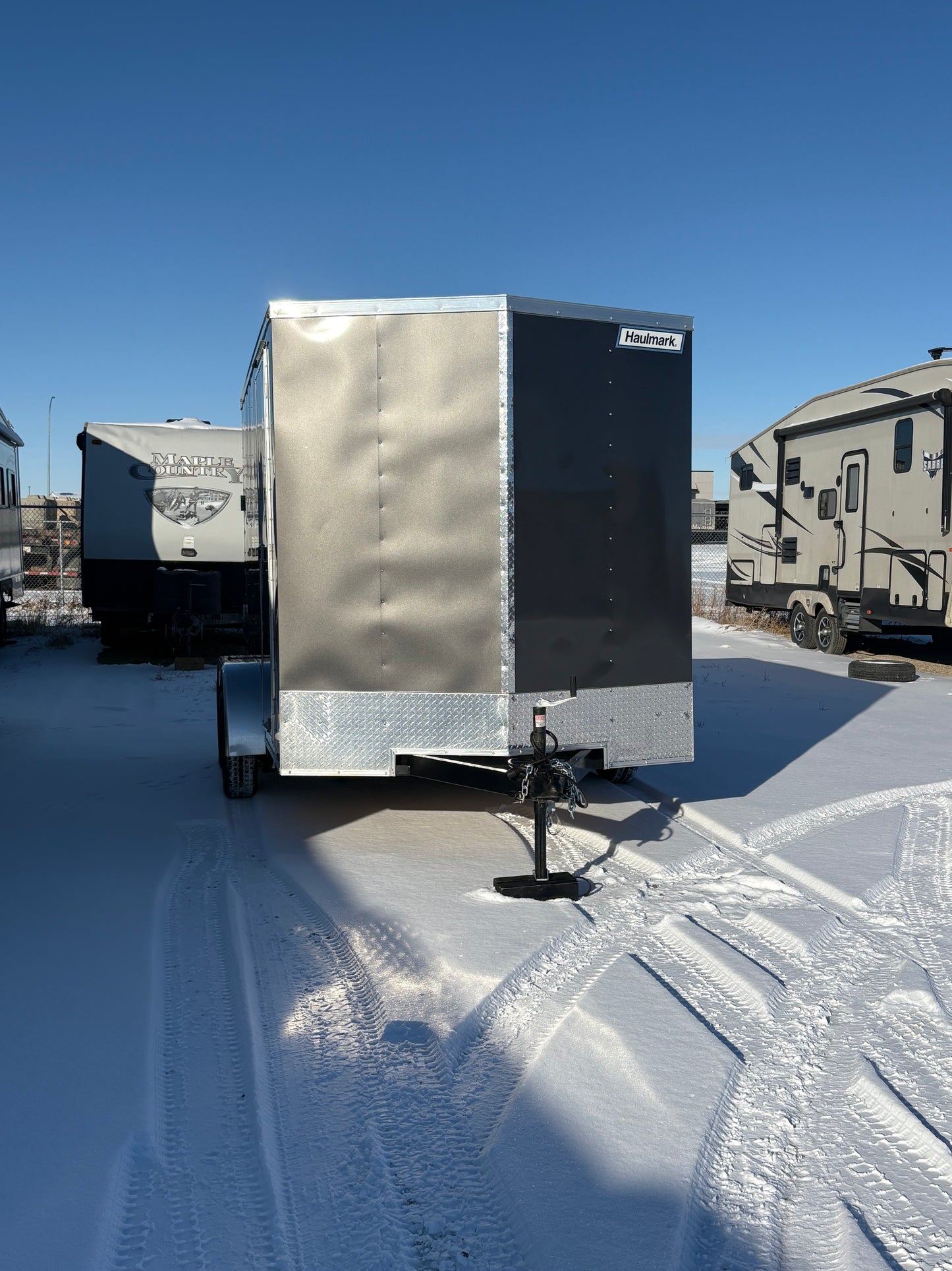 New Haulmark 7x12 Deluxe Cargo Trailer