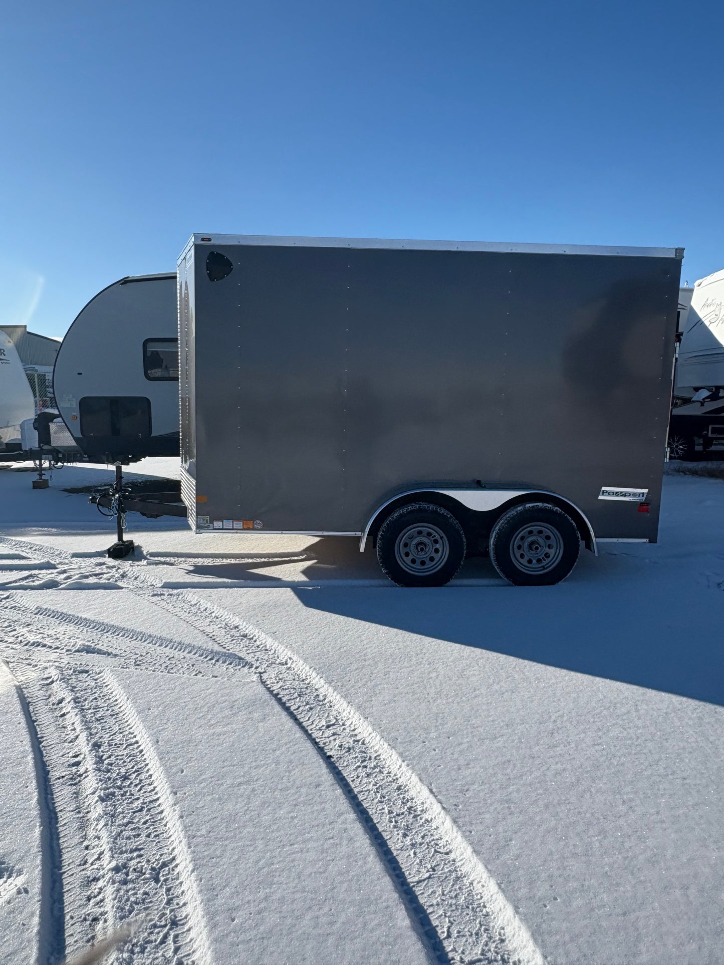 New Haulmark 7x12 Deluxe Cargo Trailer
