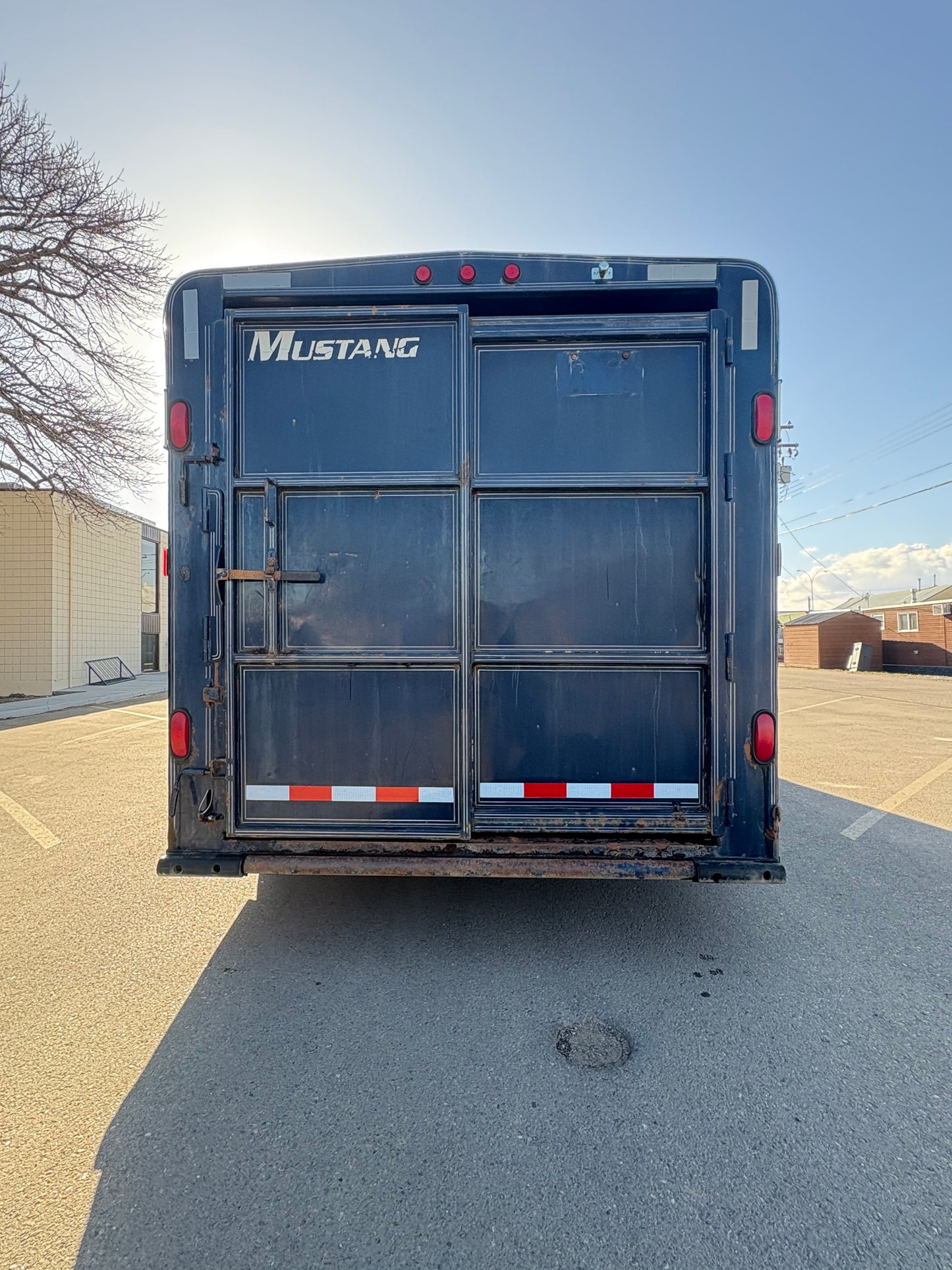 2002 Mustang 7x20 Stock Trailer