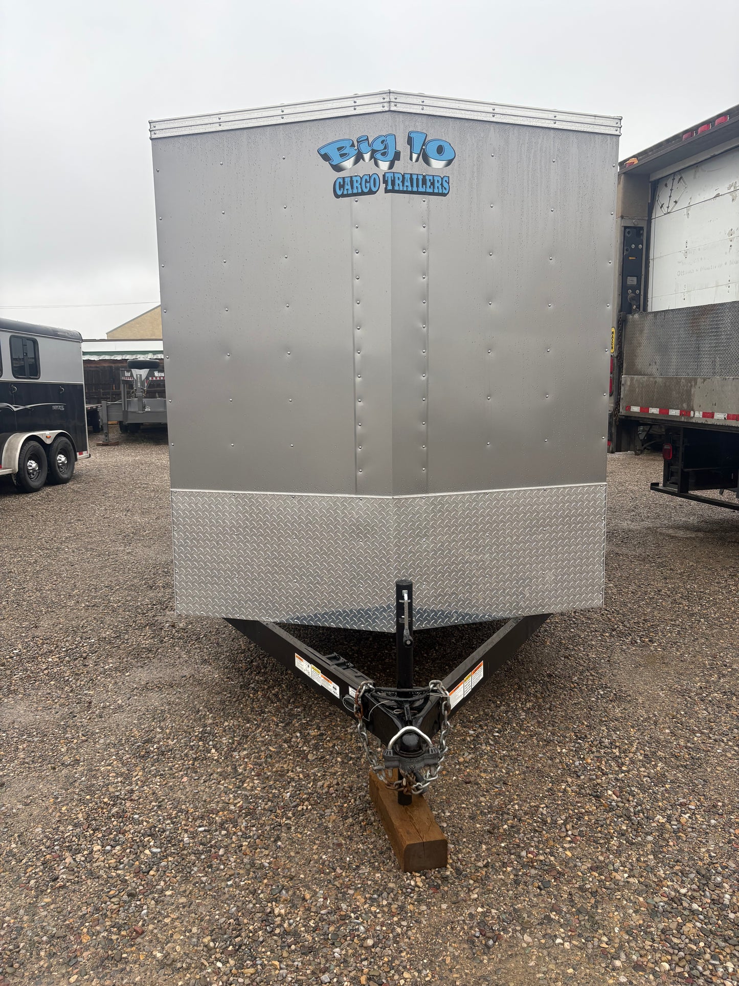 2022 C&B Big10 7x16 V Nose Cargo Trailer