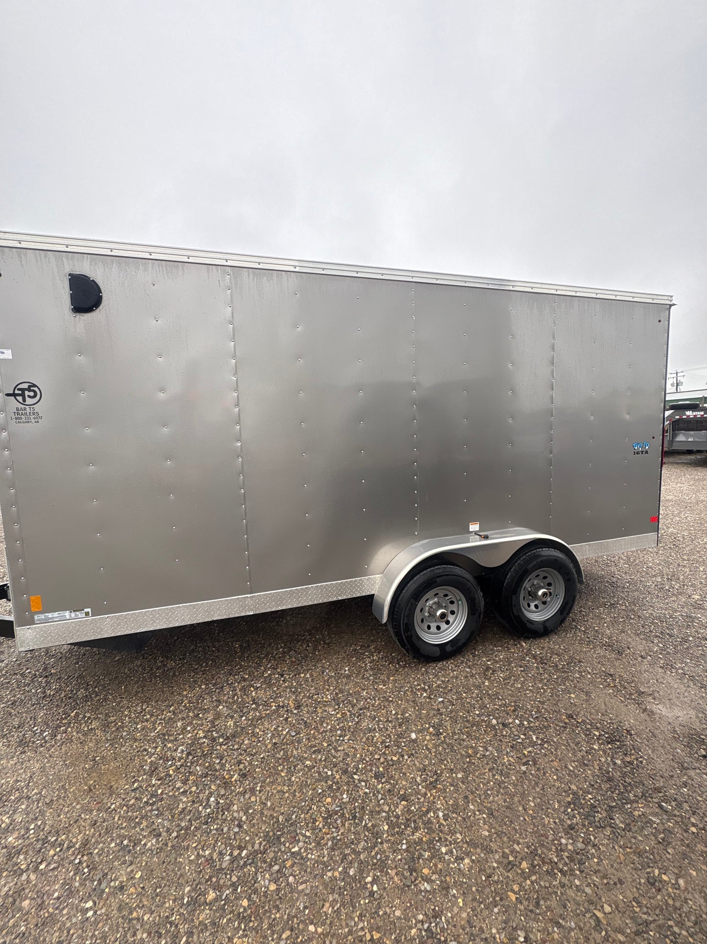2022 C&B Big10 7x16 V Nose Cargo Trailer