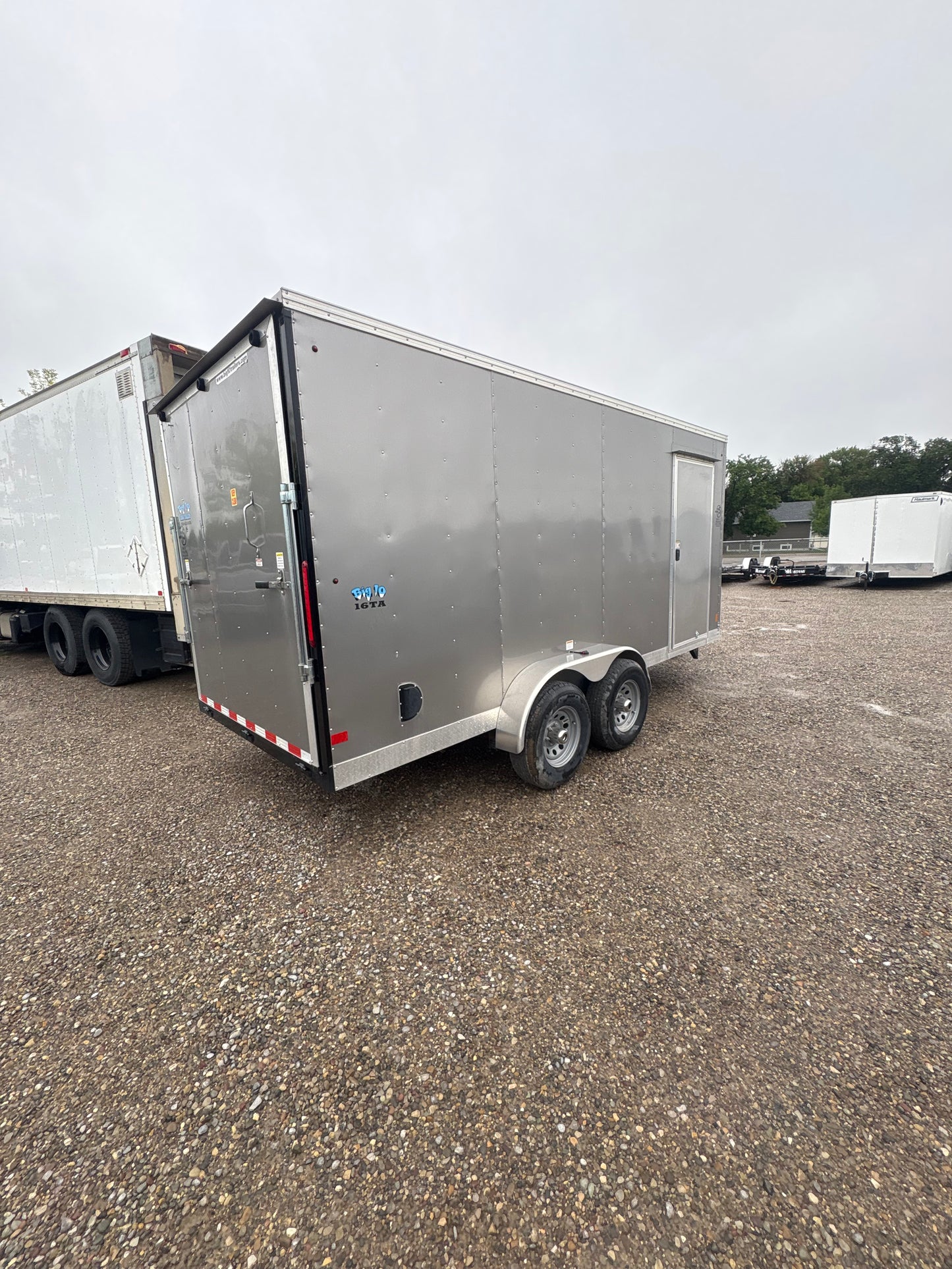 2022 C&B Big10 7x16 V Nose Cargo Trailer