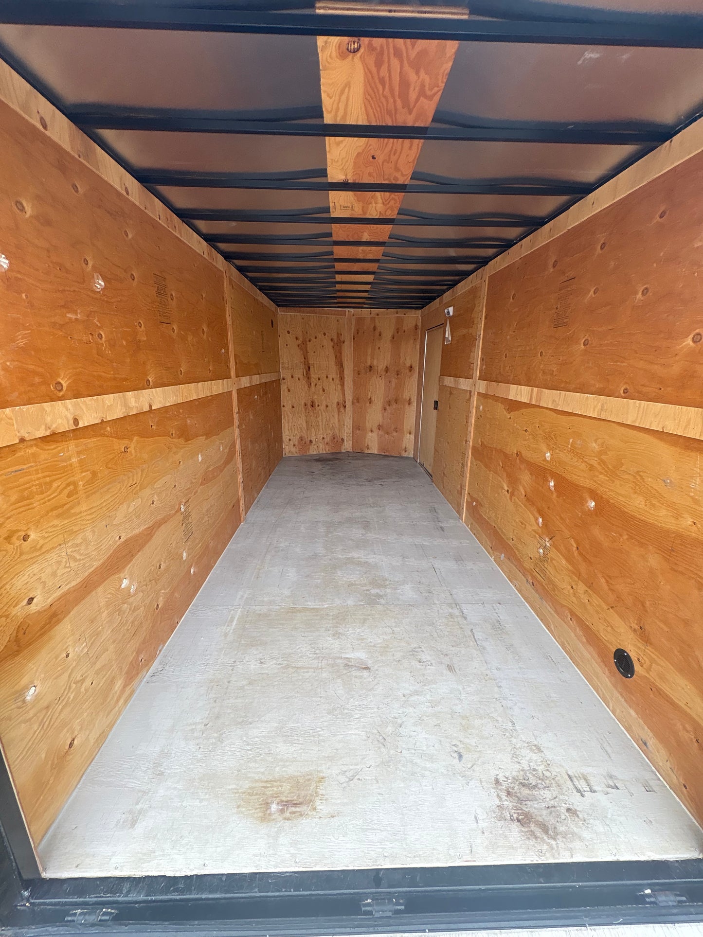 2022 C&B Big10 7x16 V Nose Cargo Trailer