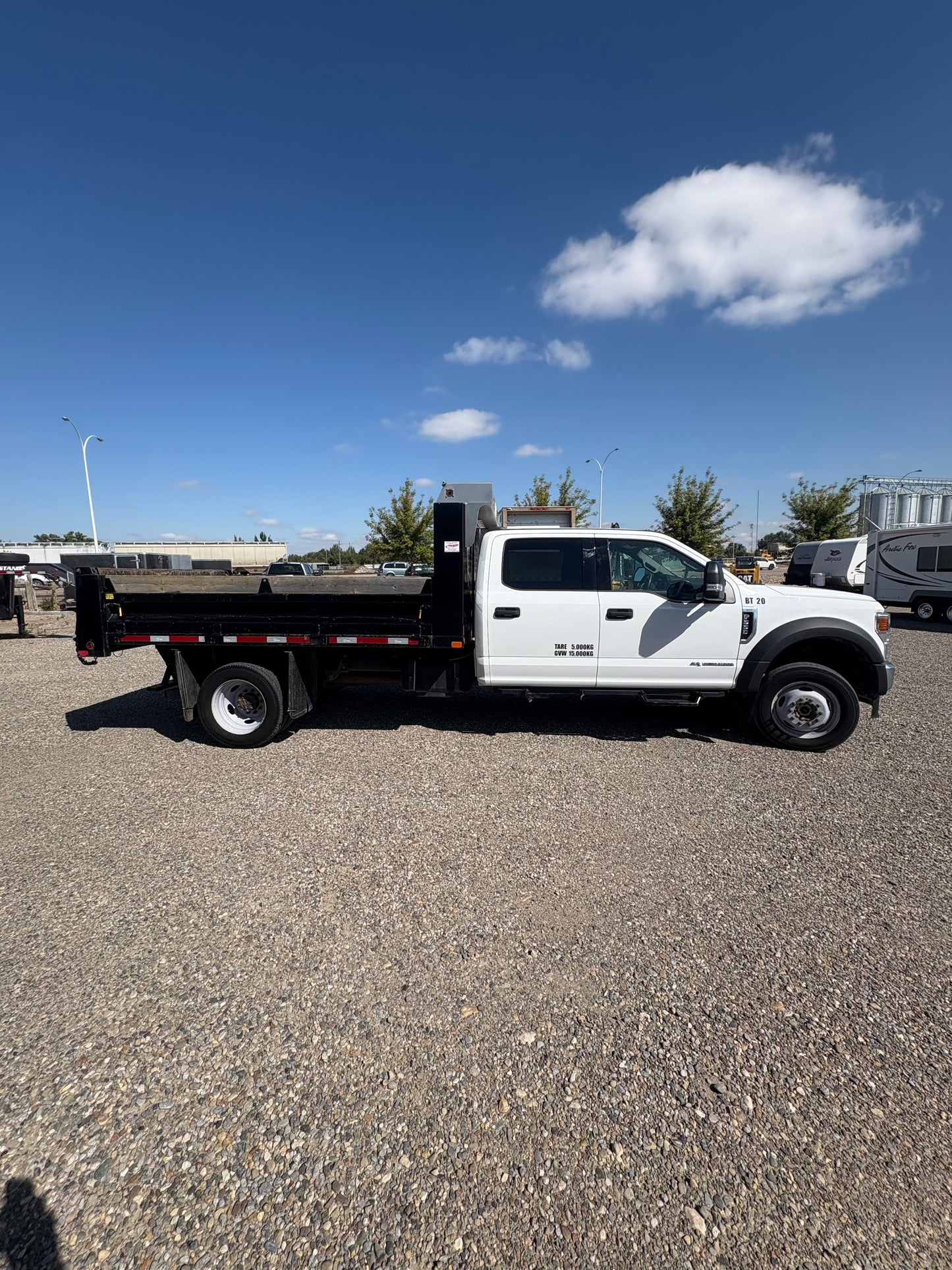 2021 F-550 Diesel Crew 4x4 W/ 12ft Steel Dump Box