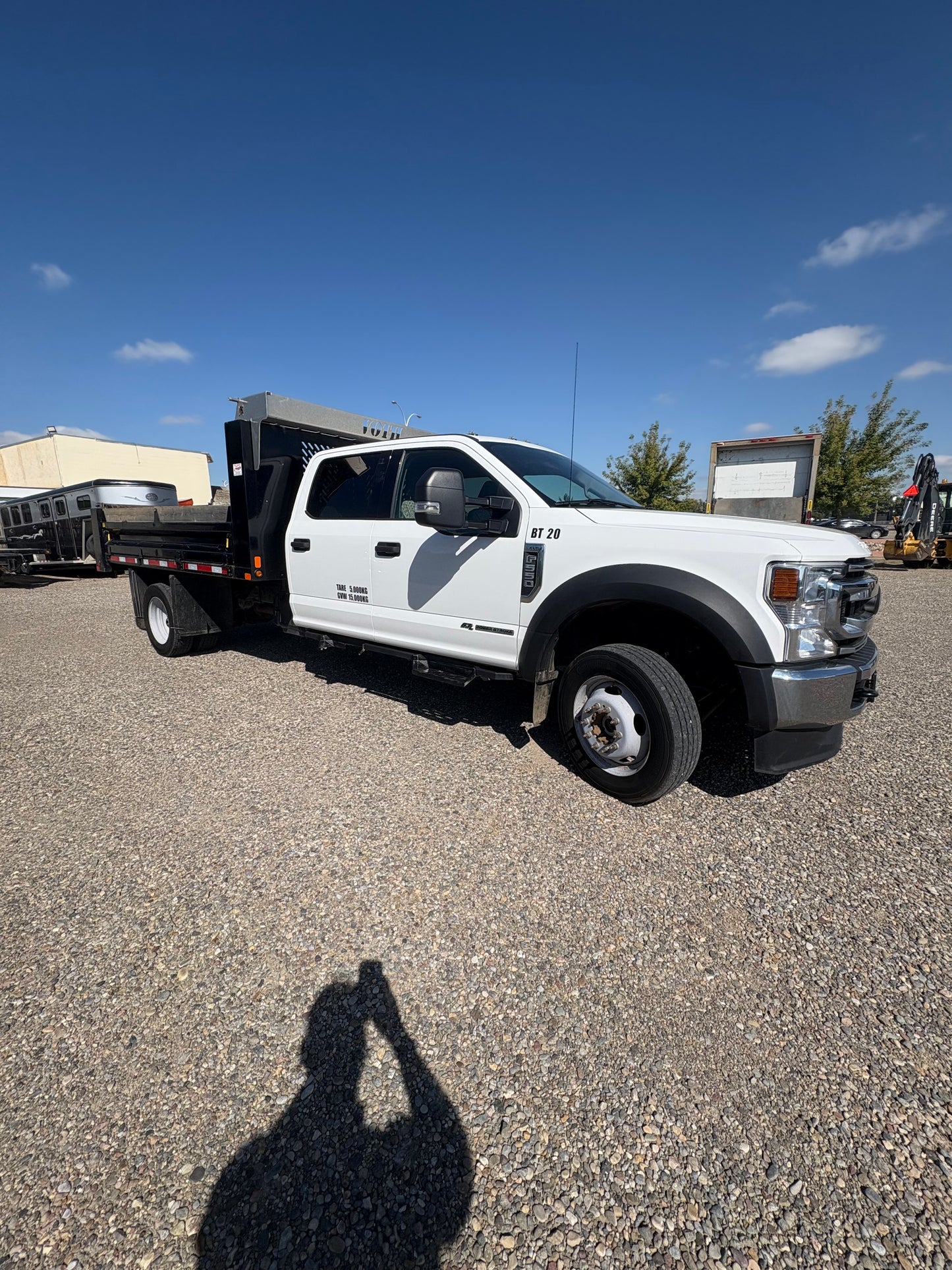 2021 F-550 Diesel Crew 4x4 W/ 12ft Steel Dump Box