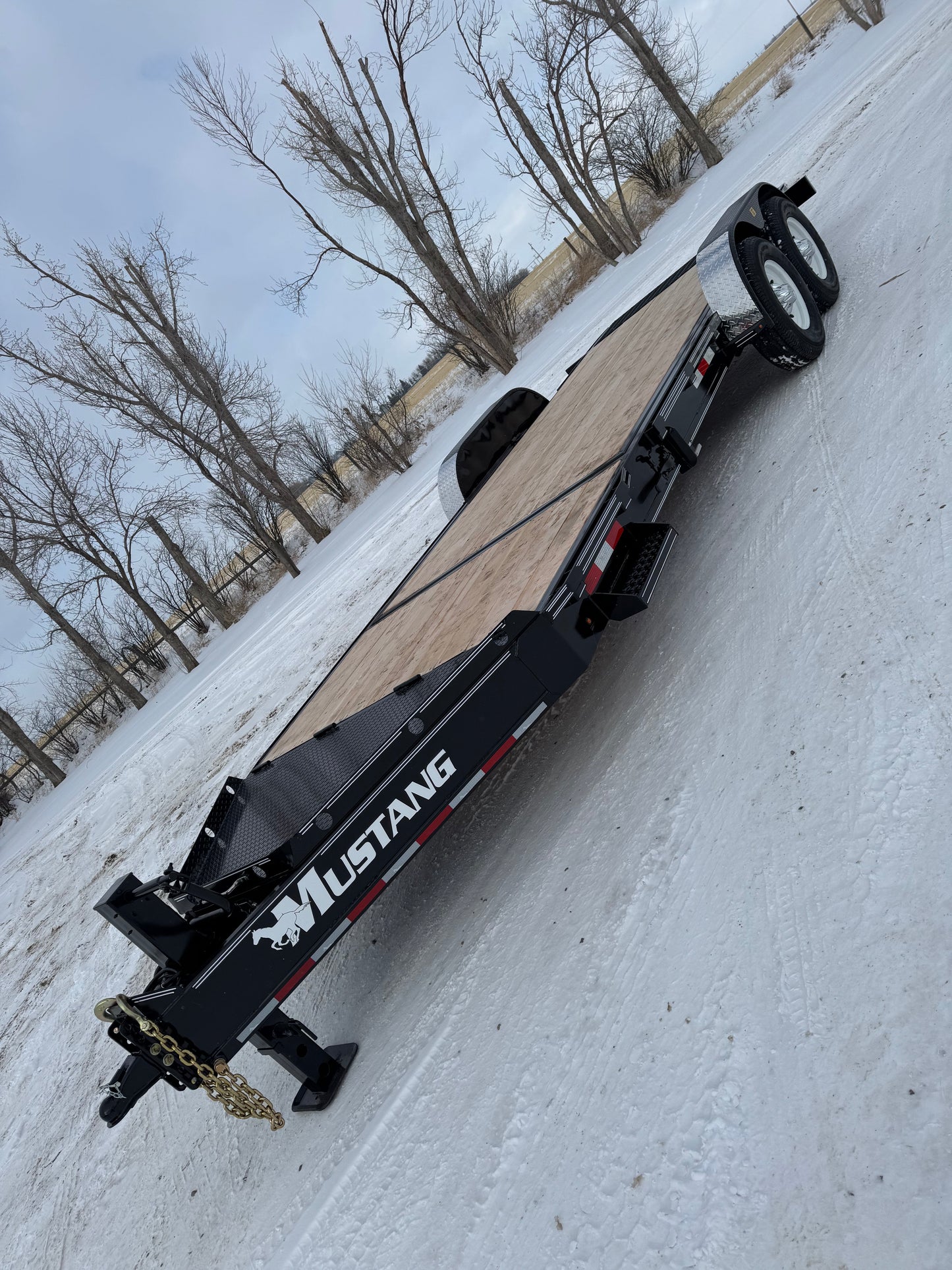New 2025 Mustang Lowboy TILT Flat Deck Trailer