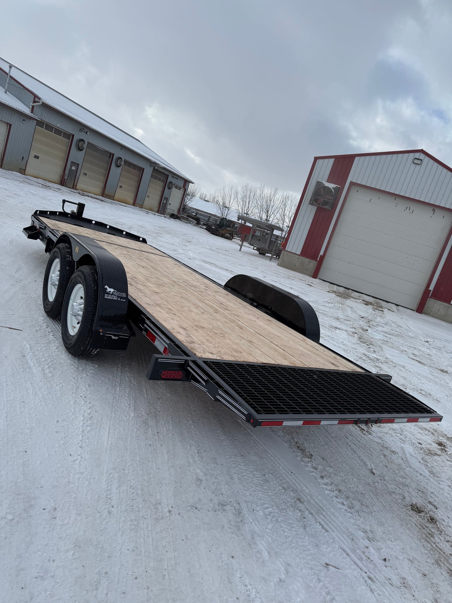 New 2025 Mustang Lowboy TILT Flat Deck Trailer