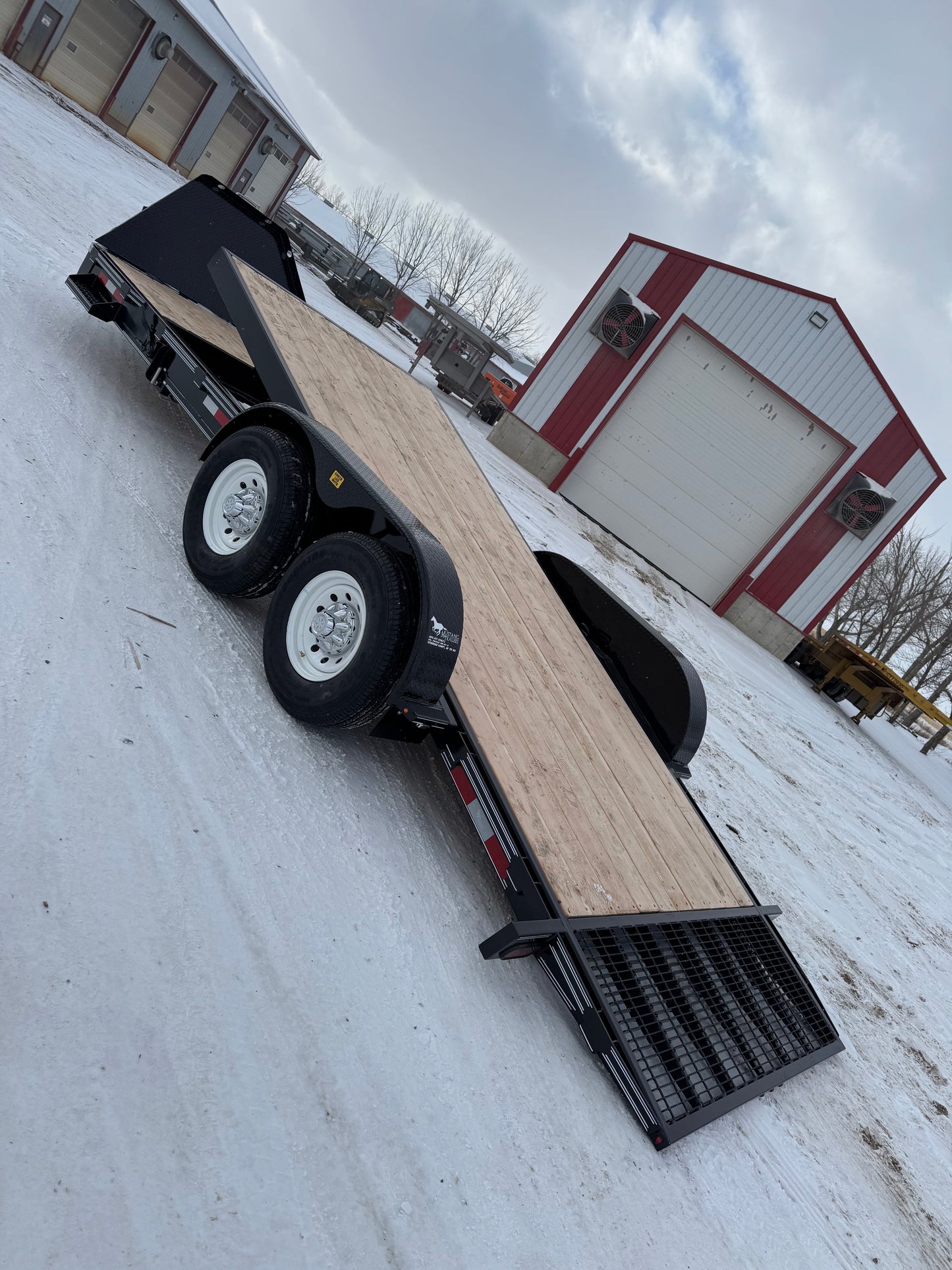New 2025 Mustang Lowboy TILT Flat Deck Trailer