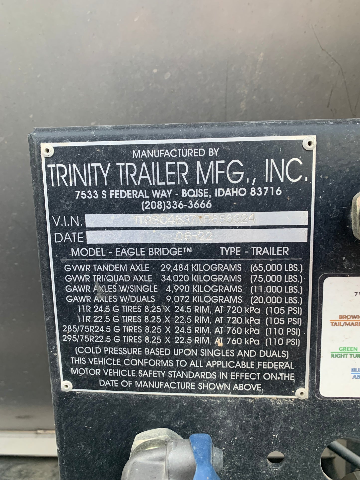 2023 Trinity Livefloor Trailer