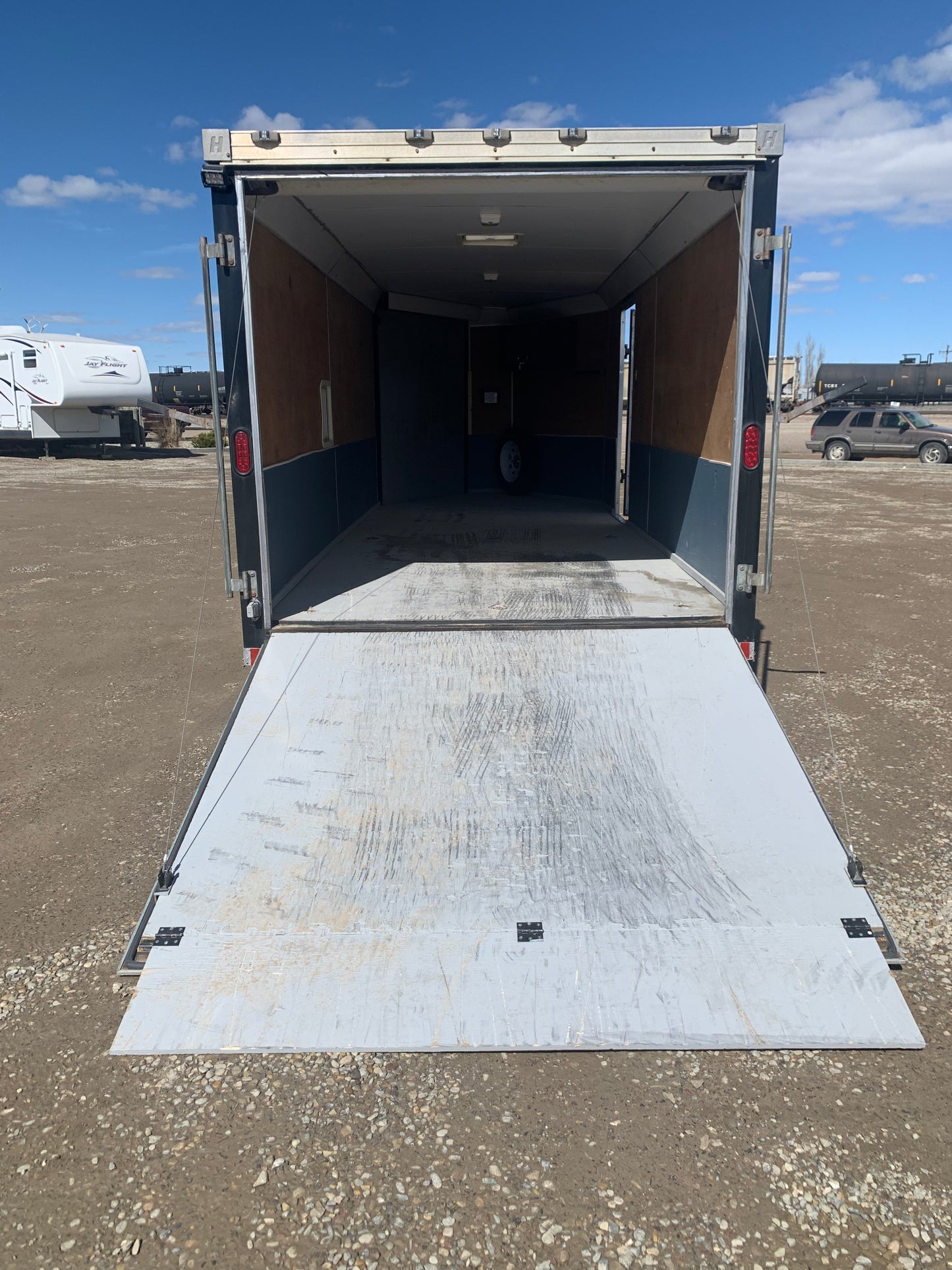 Haulmark 7x21 ATV Sled V Nose Trailer