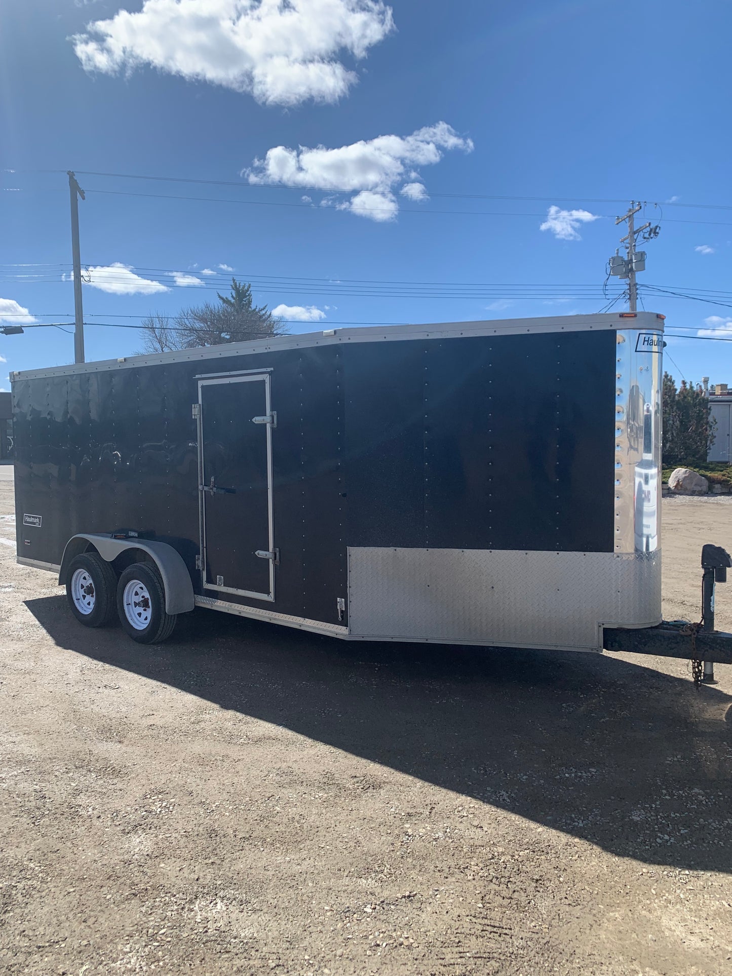 Haulmark 7x21 ATV Sled V Nose Trailer