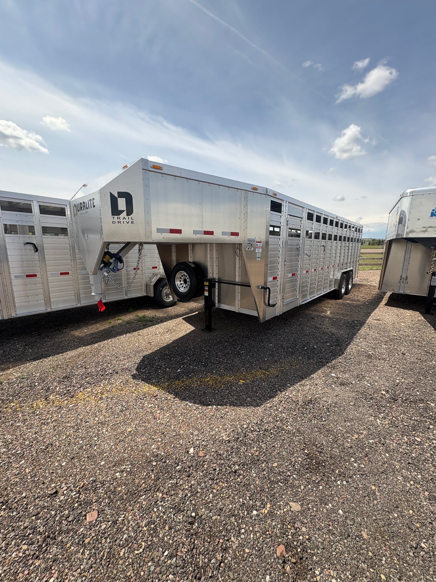 New 2025 Duralite Gooseneck Stock Trailer