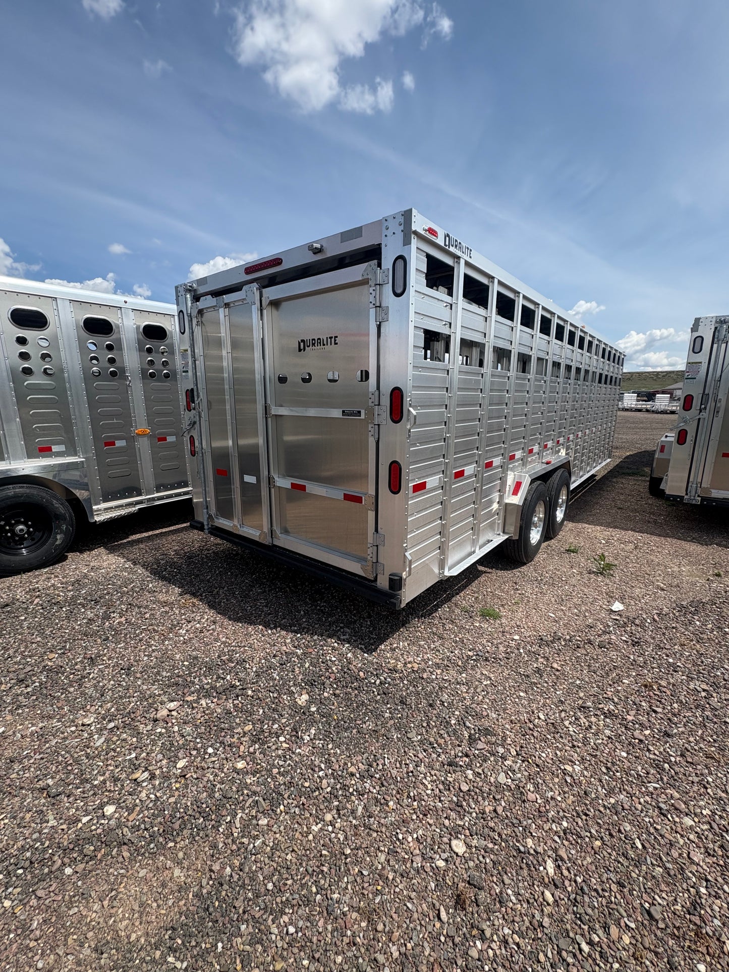 New 2025 Duralite Gooseneck Stock Trailer