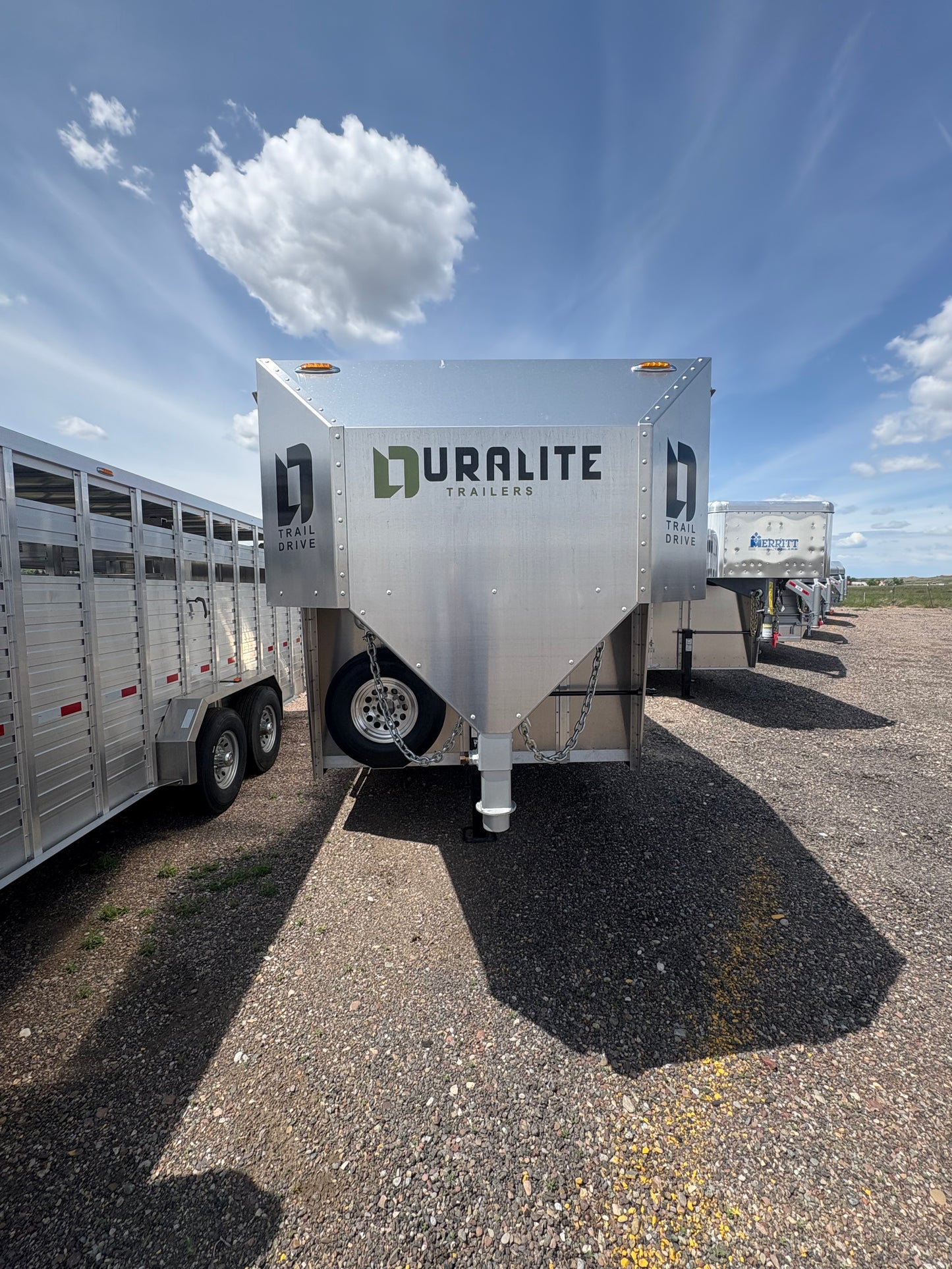 New 2025 Duralite Gooseneck Stock Trailer