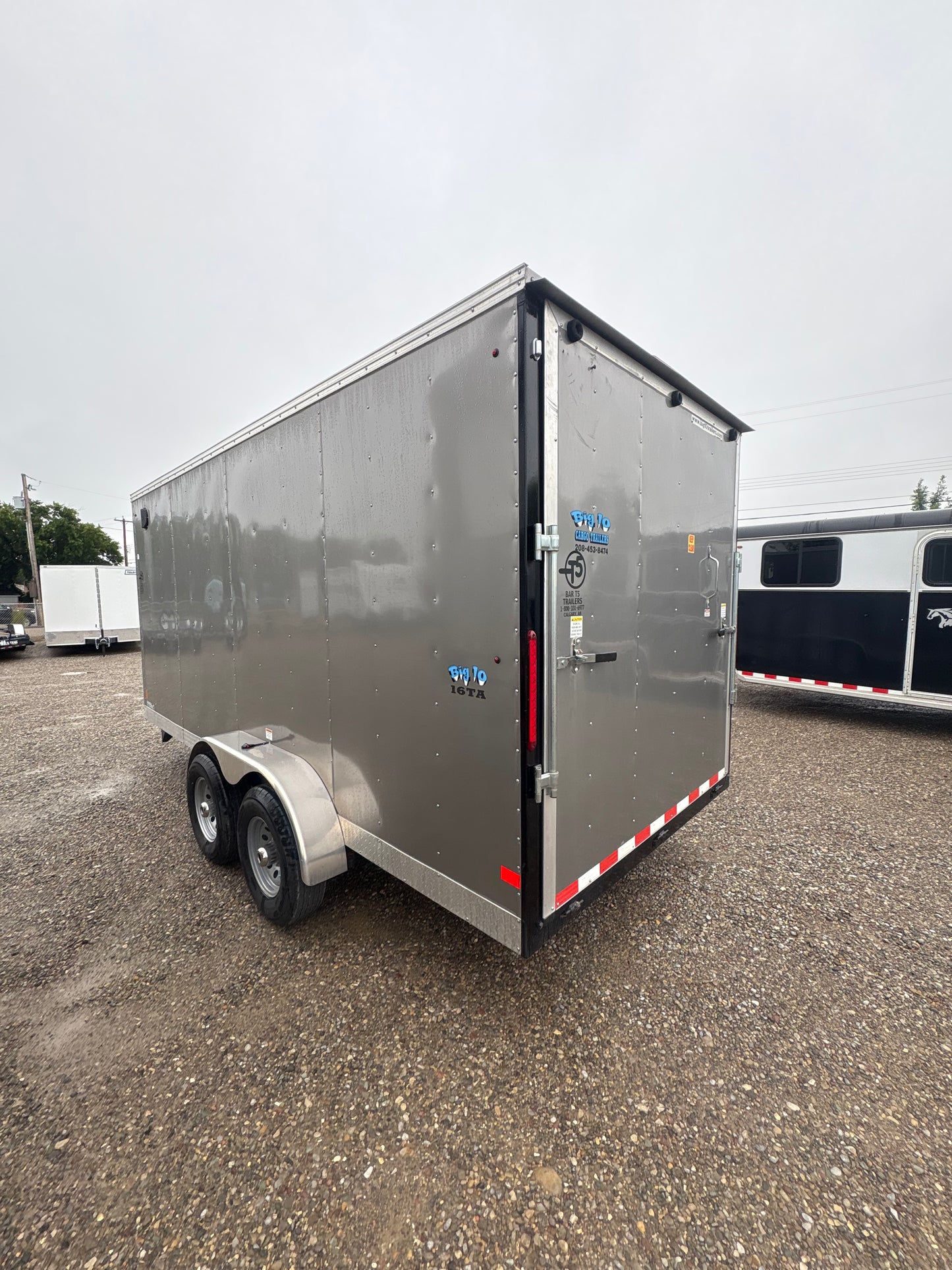 2022 C&B Big10 7x16 V Nose Cargo Trailer