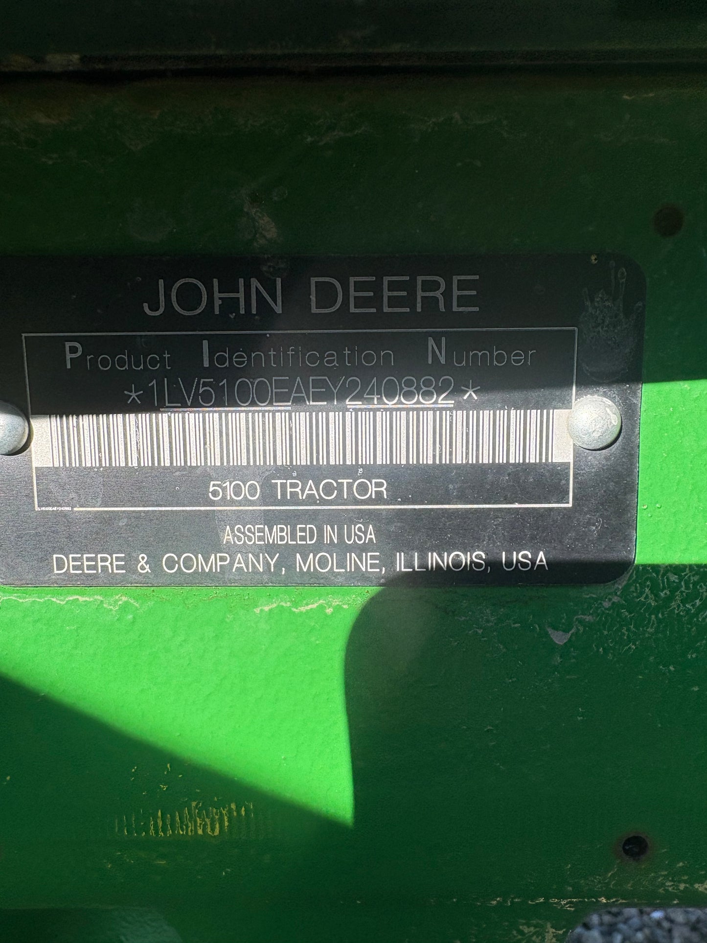 2014 John Deere 5100E / 553 Loader