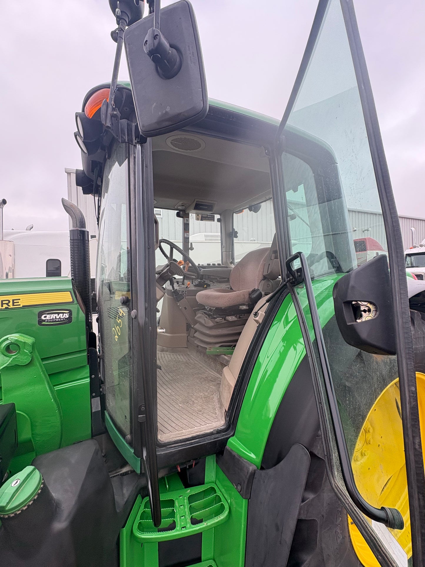 2015 John Deere 6125M Tractor w/Front Blade