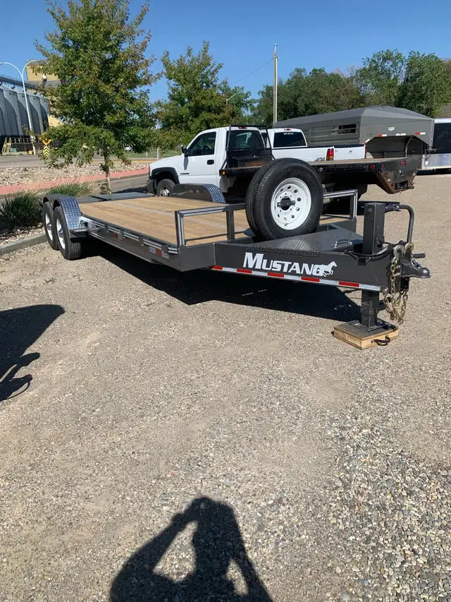 New Mustang Lowboy 22’ Flatdeck Trailer