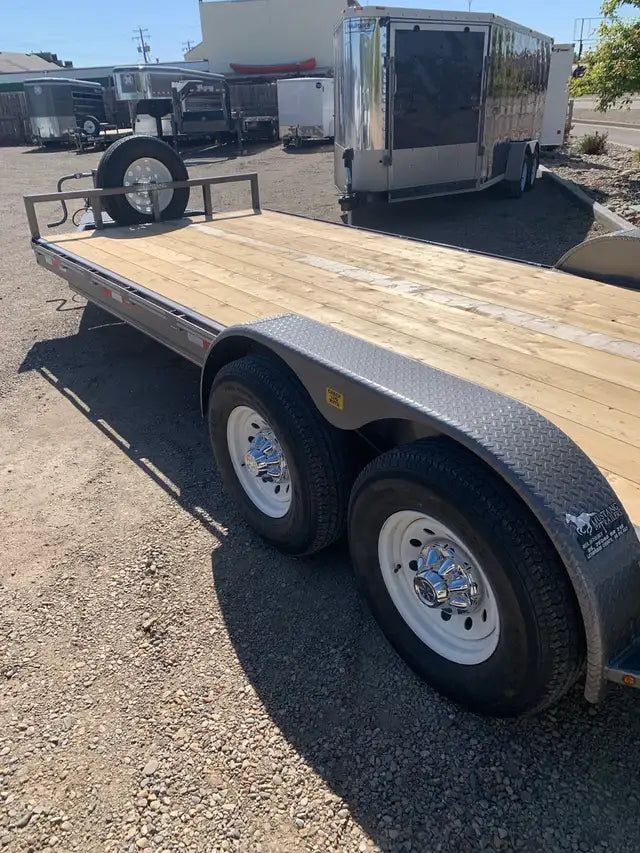 New Mustang Lowboy 22’ Flatdeck Trailer