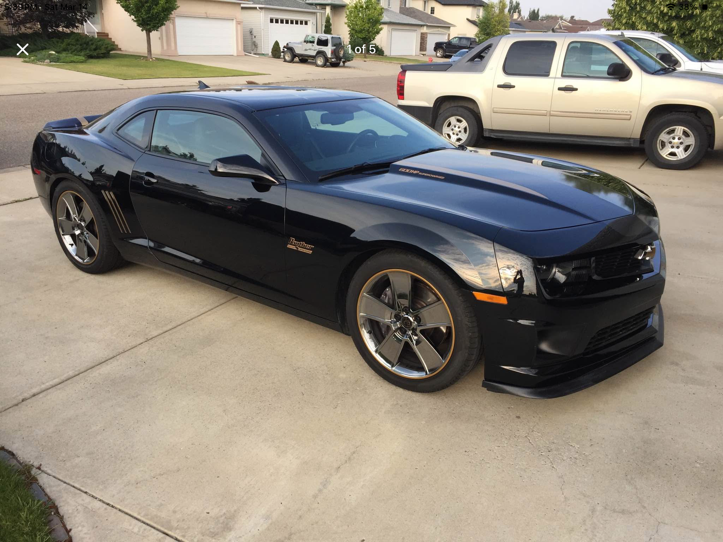 2012 Chevrolet Camaro SLP Panther 600