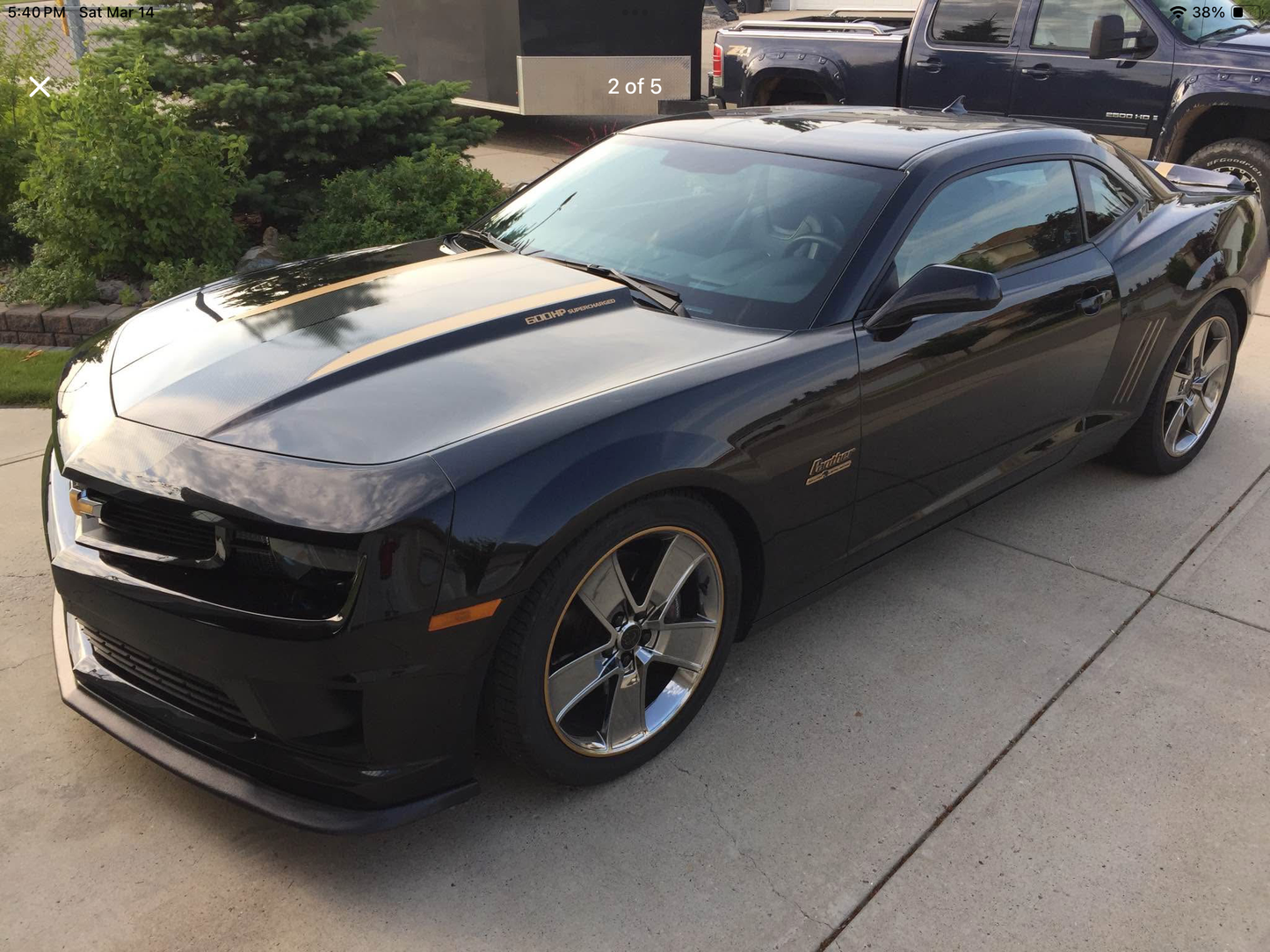 2012 Chevrolet Camaro SLP Panther 600
