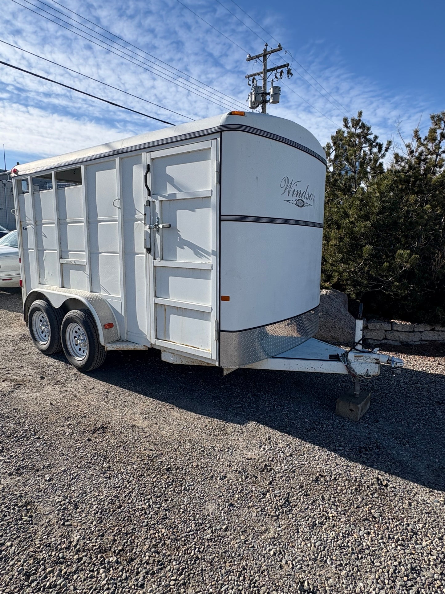 Windsor 2Horse Stock/ Combo Horse Trailer