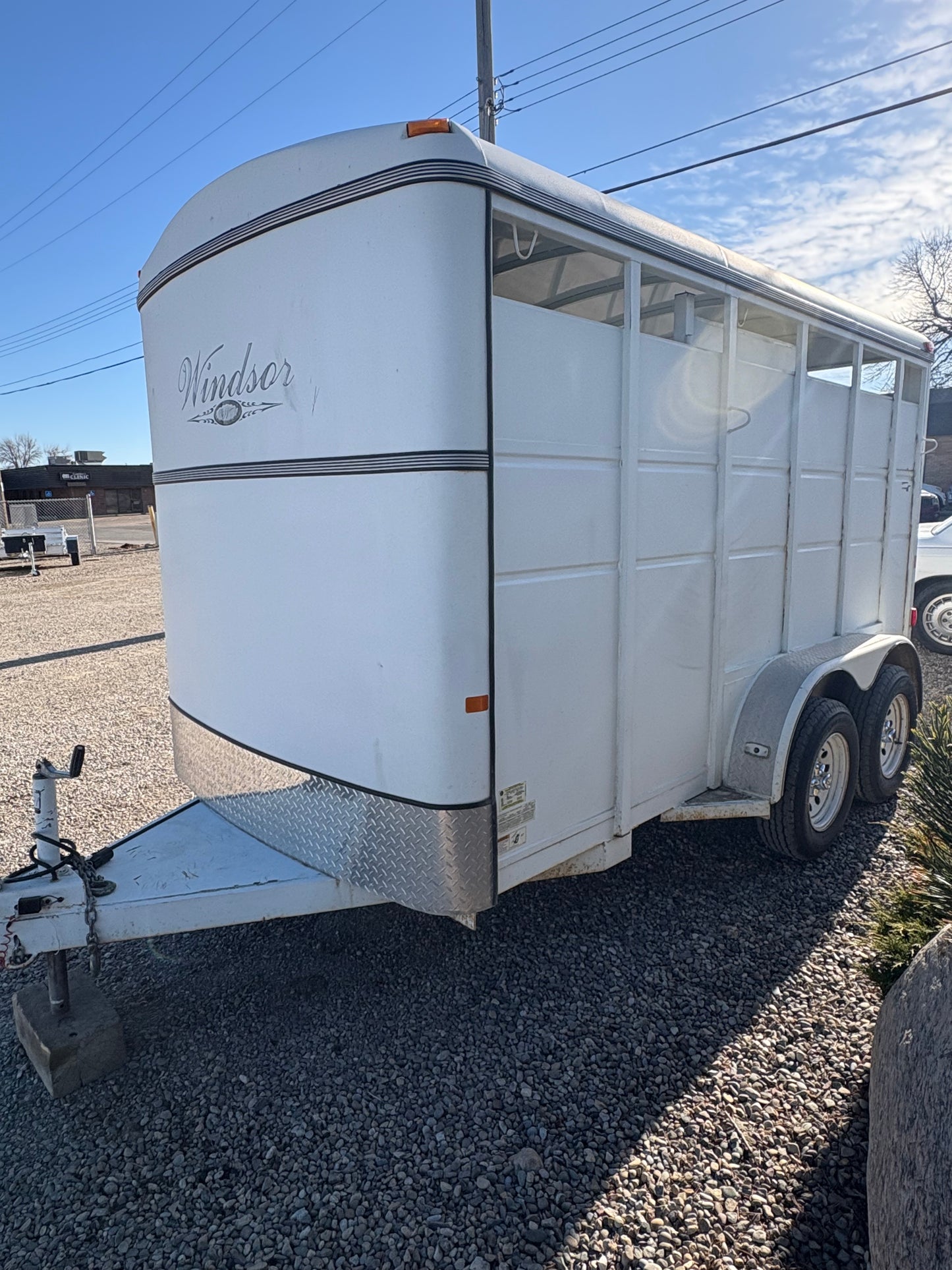 Windsor 2Horse Stock/ Combo Horse Trailer