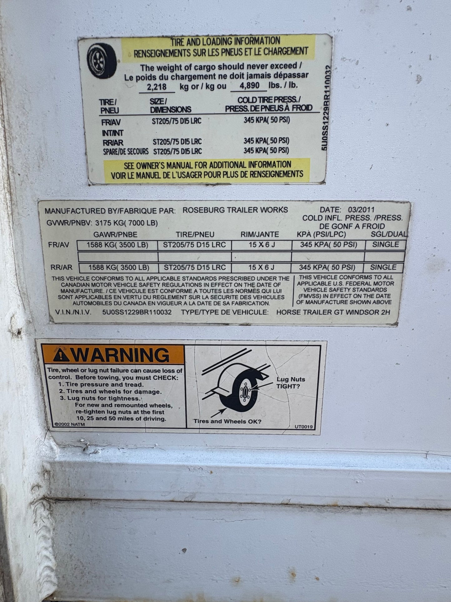 Windsor 2Horse Stock/ Combo Horse Trailer