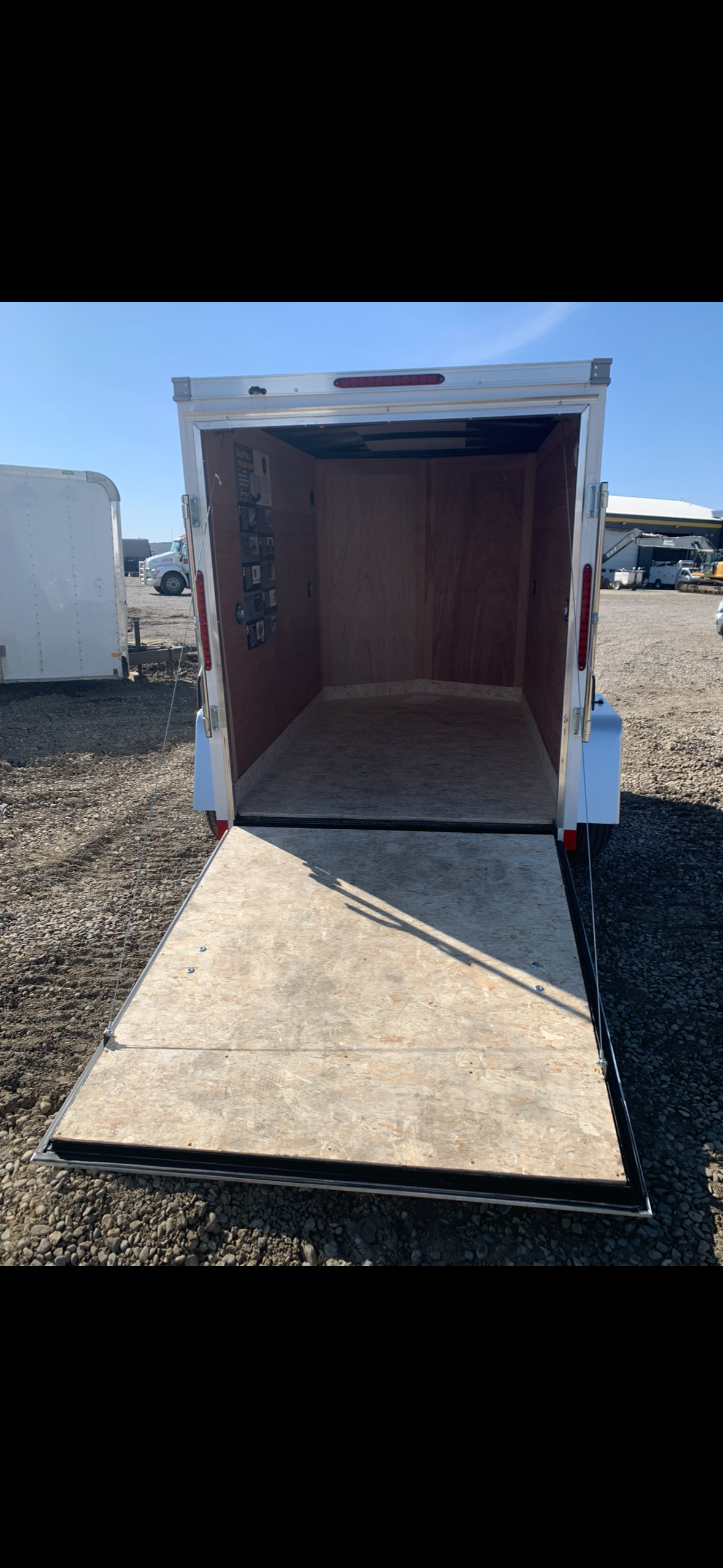 New 2024 Wells Cargo 5x8 Ramp Door *Clearance